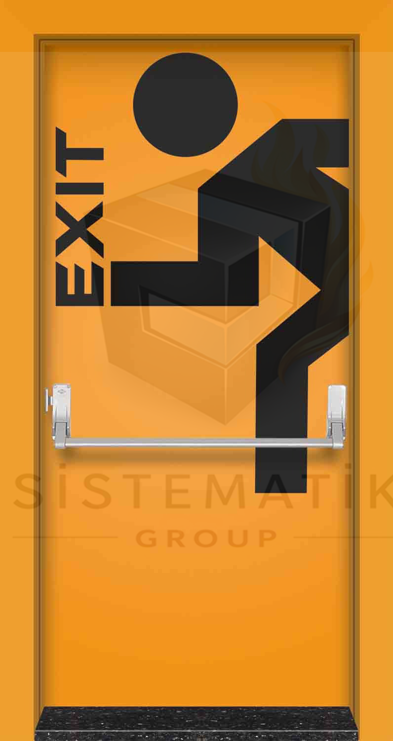 TEK KANAT YANGIN KAPISI E120 VE EI-90